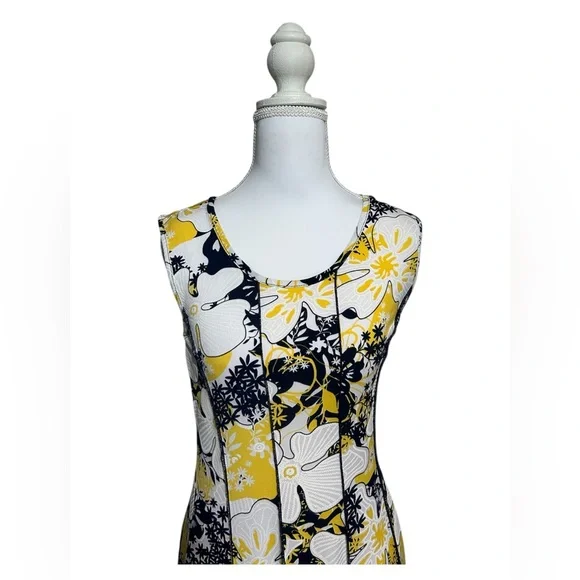 Sami & Jo Yellow and Black Floral Maxi Dress (S) - Picture 2 of 5